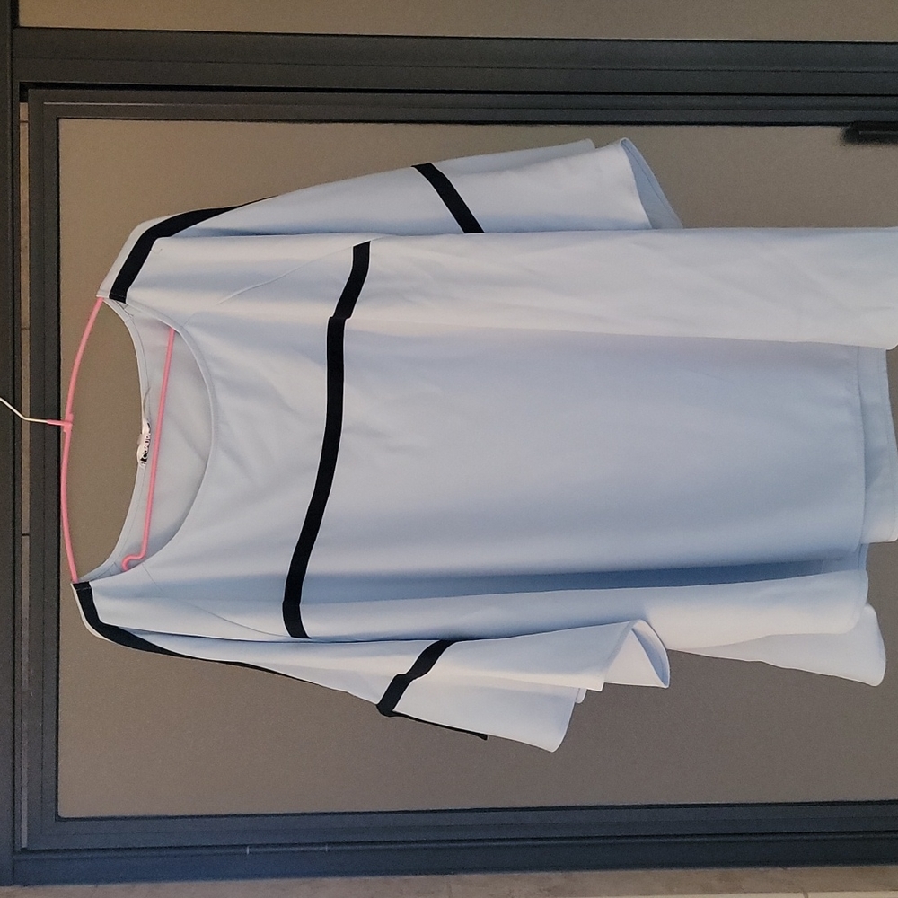 NWT Calvin Klein Blouse w/ Flare Sleeves 3x